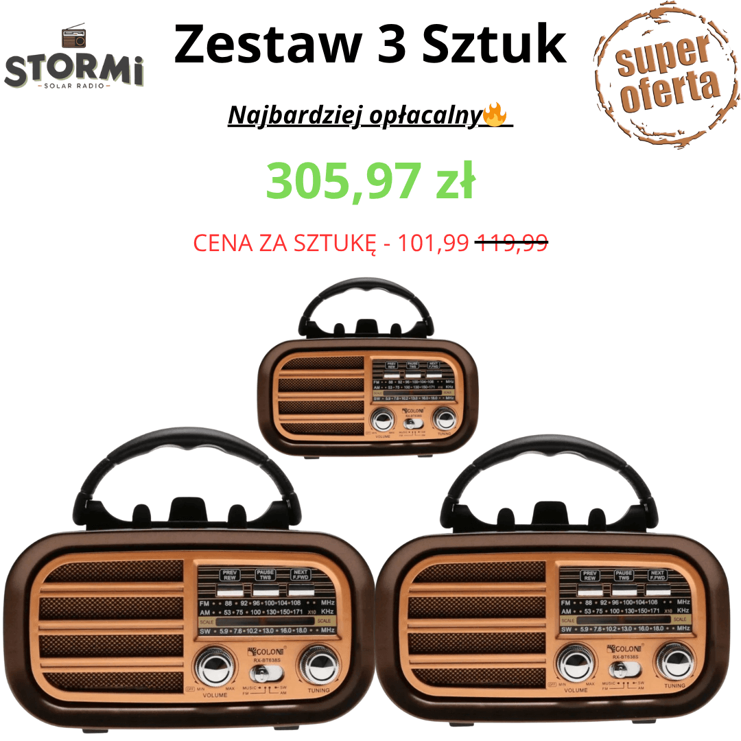 Zestaw 3 Sztuk