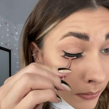 MagnetLashes - Magnetyczne rzęsy + Pęseta + Eyeliner