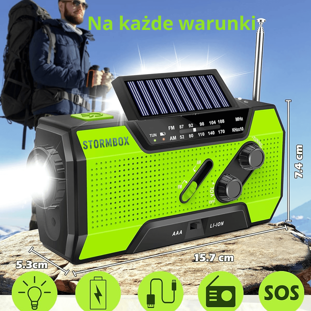 StormBox - Wielofunkcyjne Radio Surwiwalowe