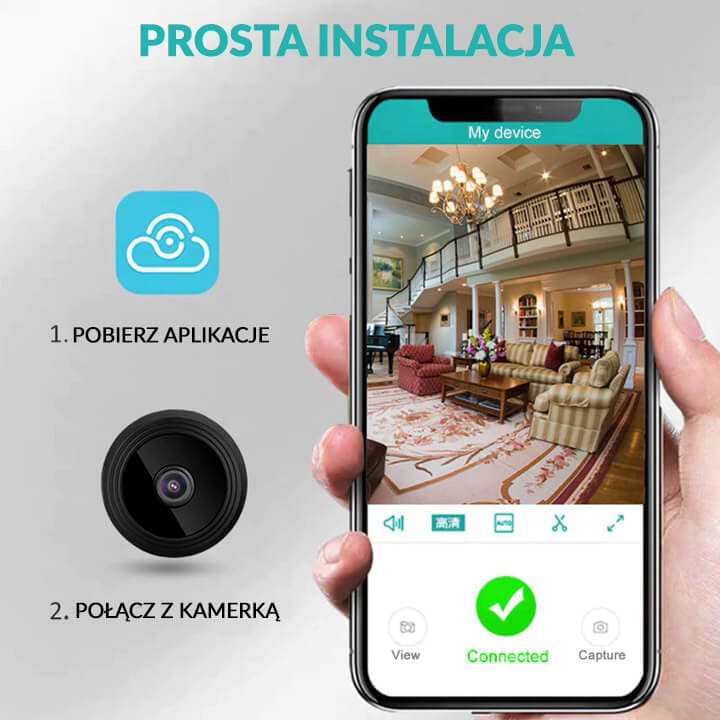 Bezprzewodowa Kamera Wifi Full HD 1080P