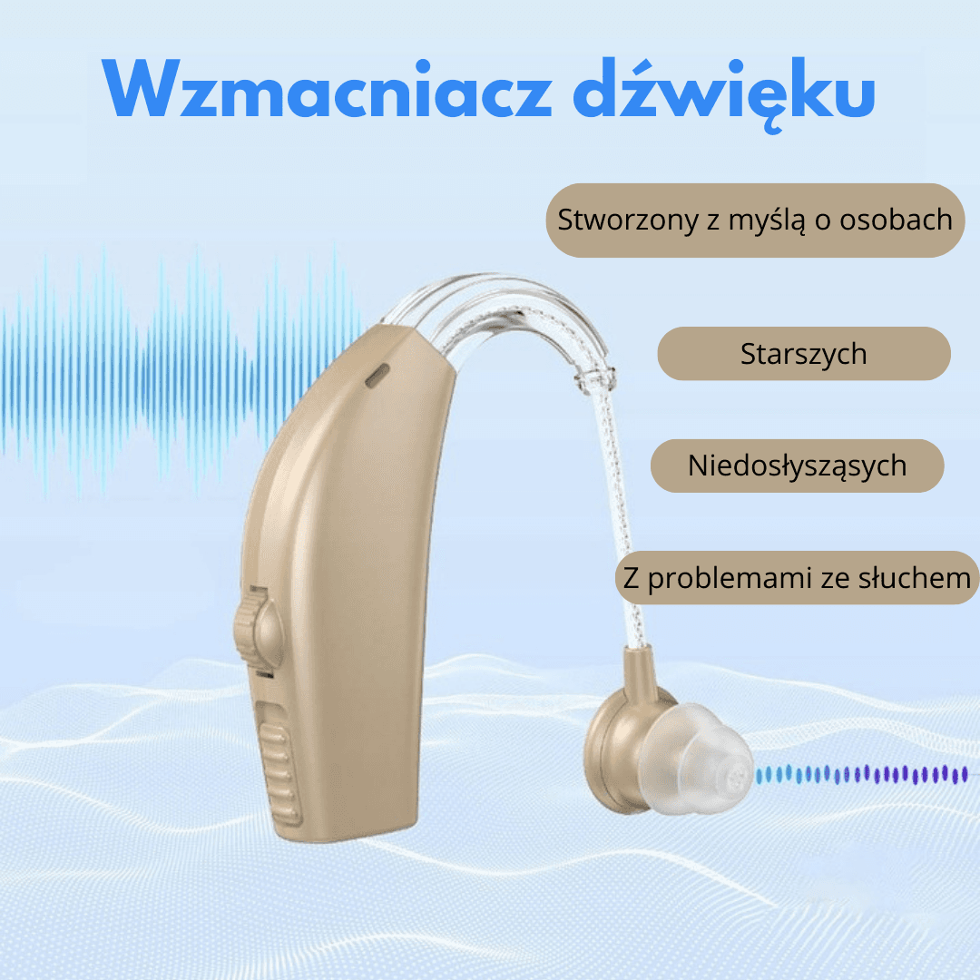 AudioMaxPro - Wzmacniacz Dźwięku dla Seniora i nie Tylko