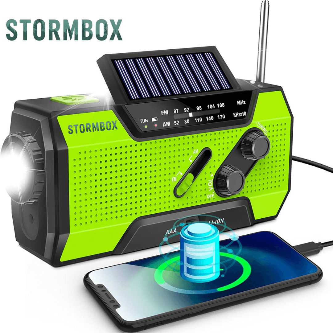 StormBox - Wielofunkcyjne Radio Surwiwalowe
7w1