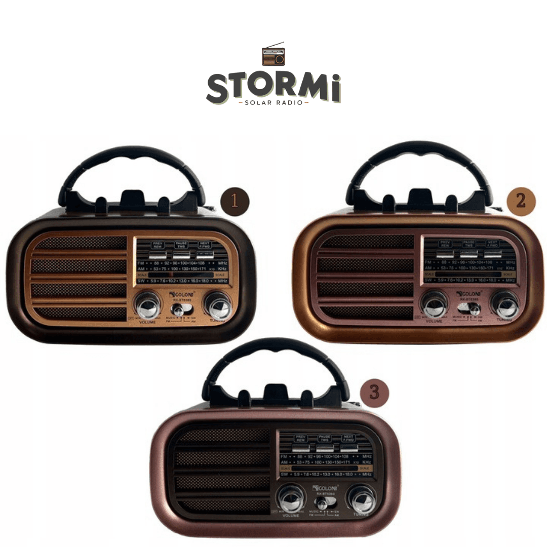 Stormi - Stylowe Wielofunkcyjne Radio Solarne