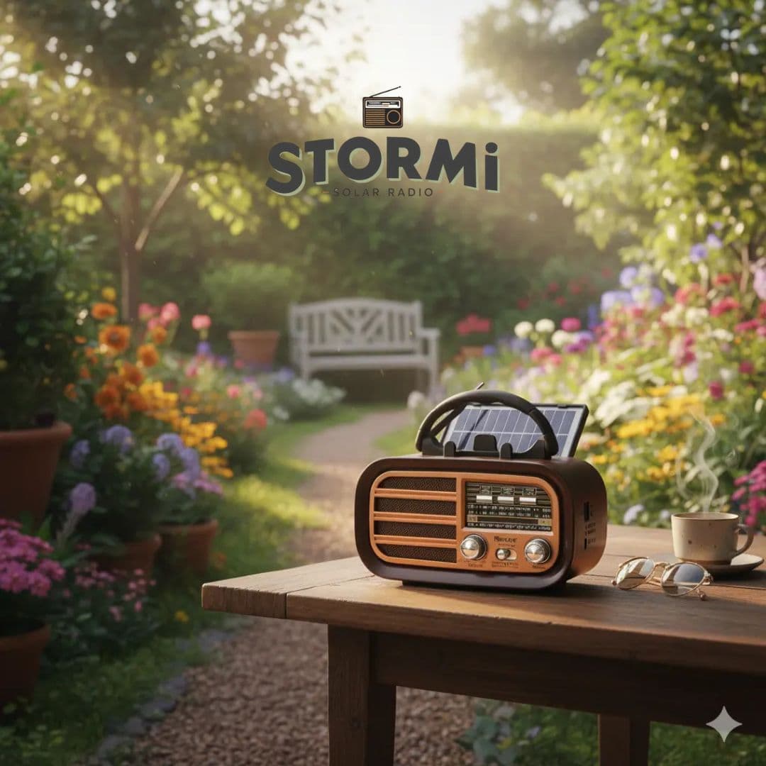 Stormi - Stylowe Wielofunkcyjne Radio Solarne
