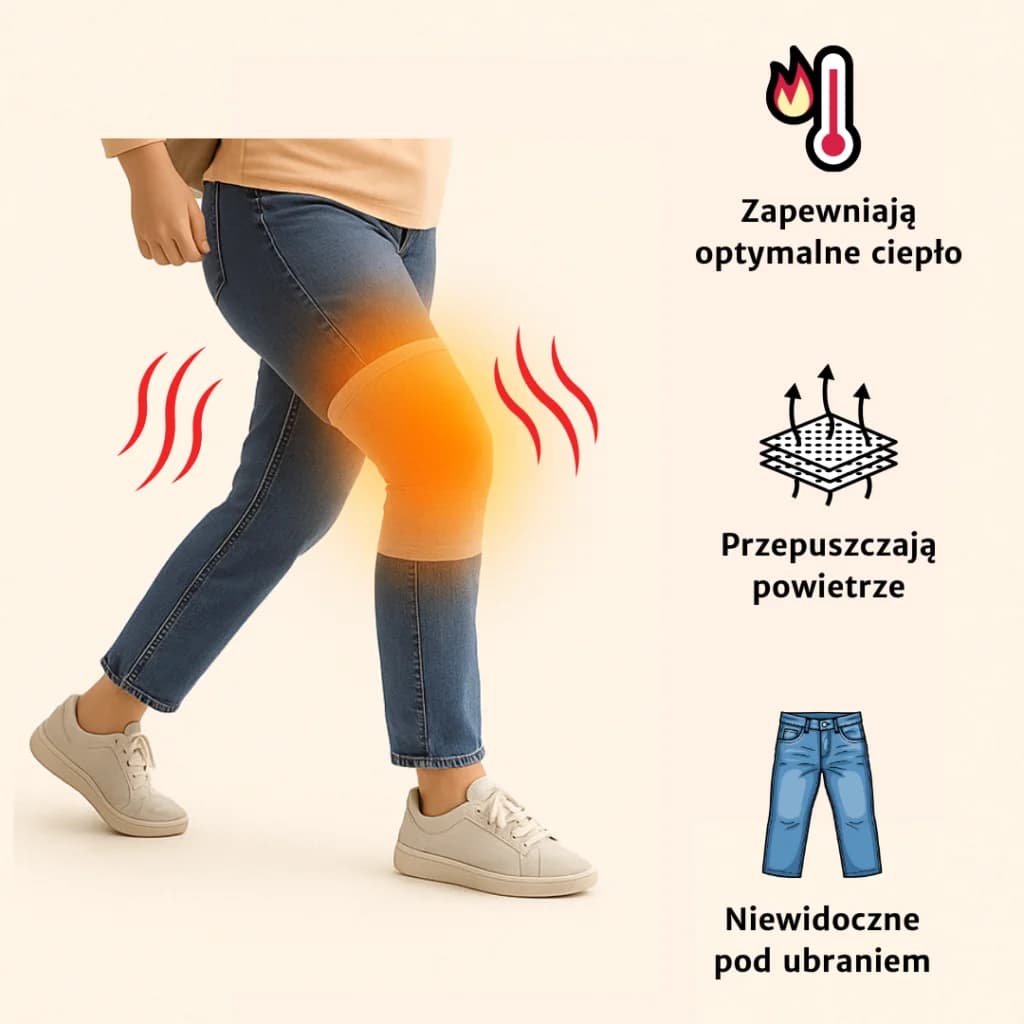 KneeBalance - Bambusowe opaski na kolana 1+1 GRATIS!
