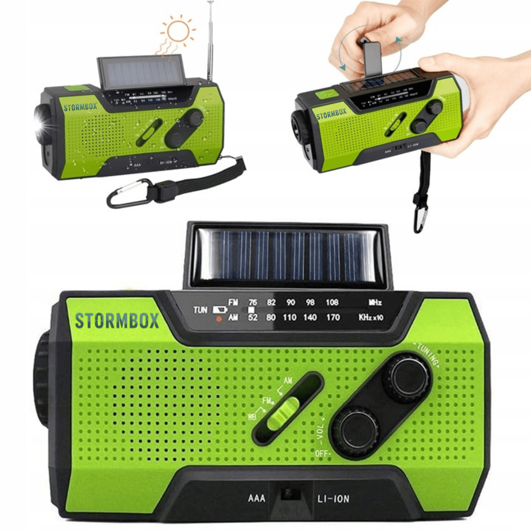 StormBox - Wielofunkcyjne Radio Surwiwalowe
7w1