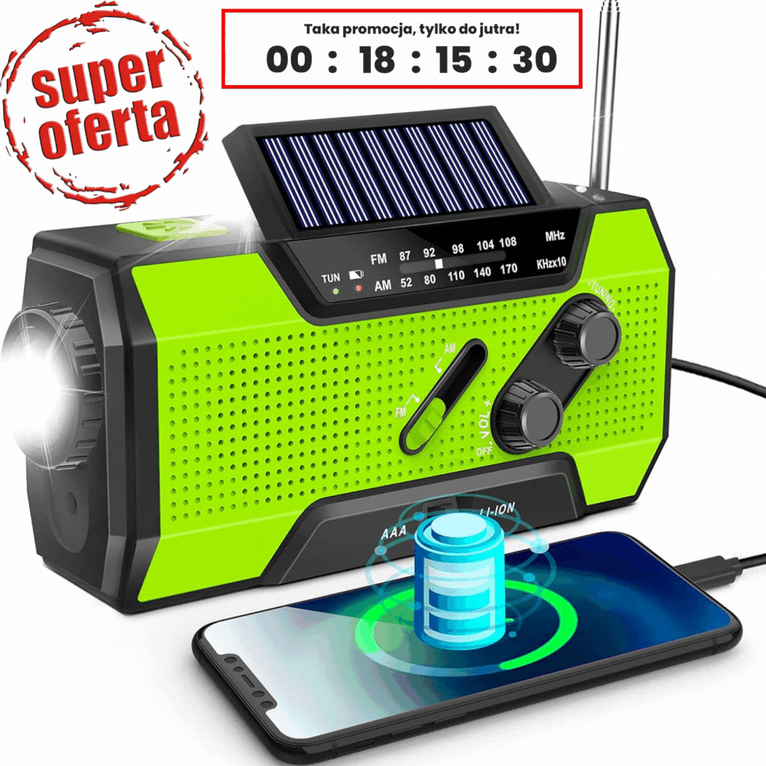 StormBox - Wielofunkcyjne Radio Surwiwalowe