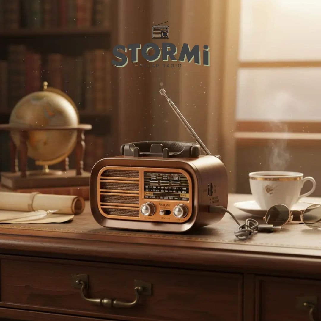 Stormi - Stylowe Wielofunkcyjne Radio Solarne