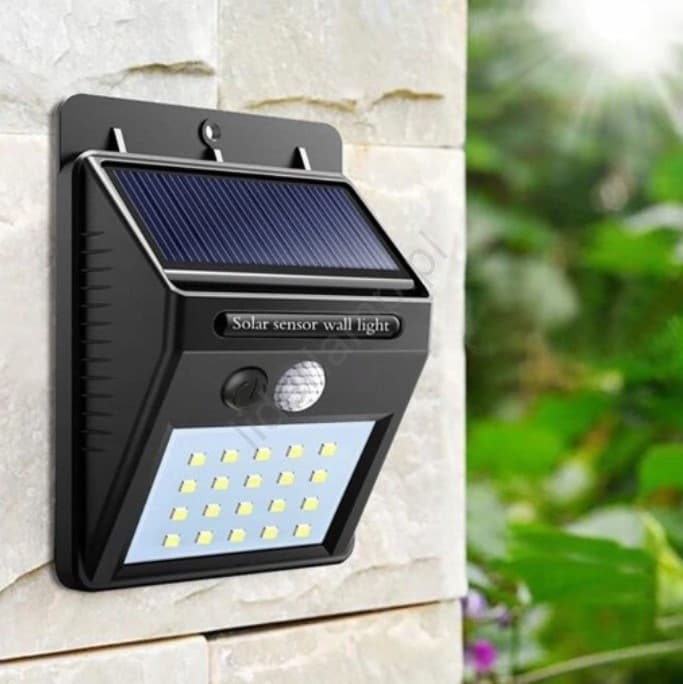 Lampa Solarna Led z Czujnikiem Ruchu