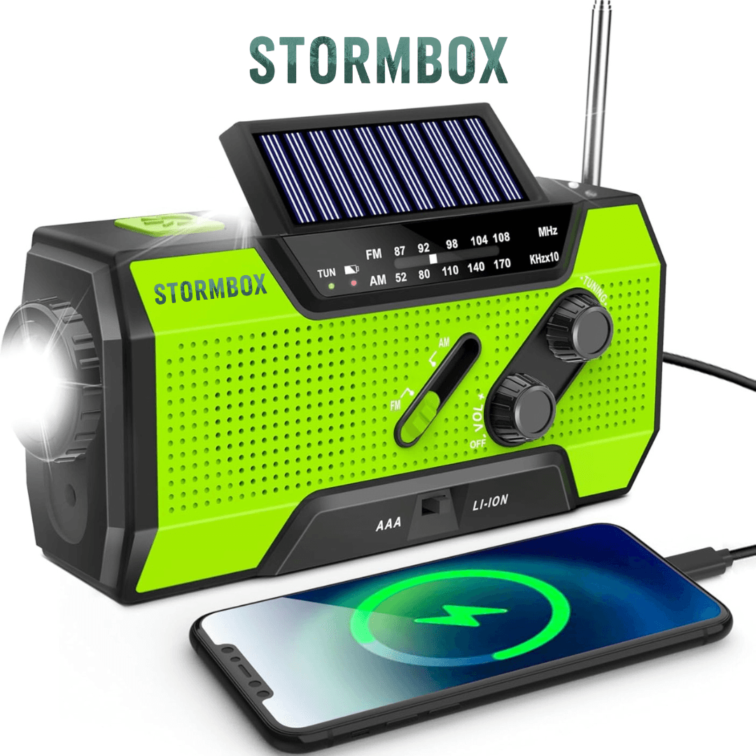 StormBox - Wielofunkcyjne Radio Surwiwalowe
7w1