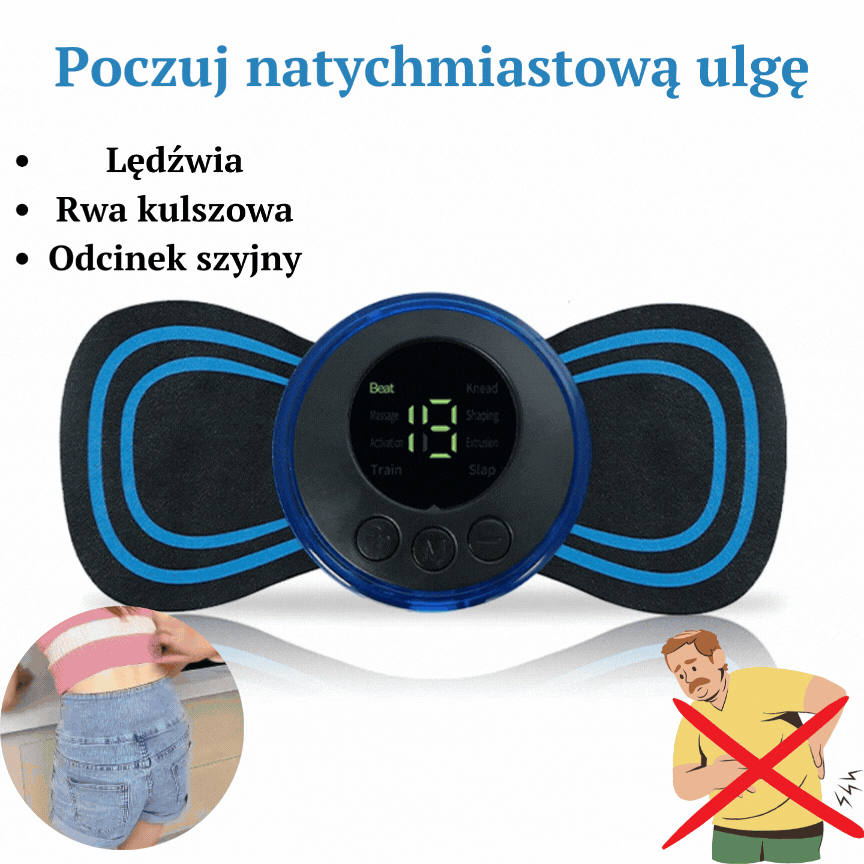 Relaksis - Masażer na rwę kulszową + Plan Terapii GRATIS