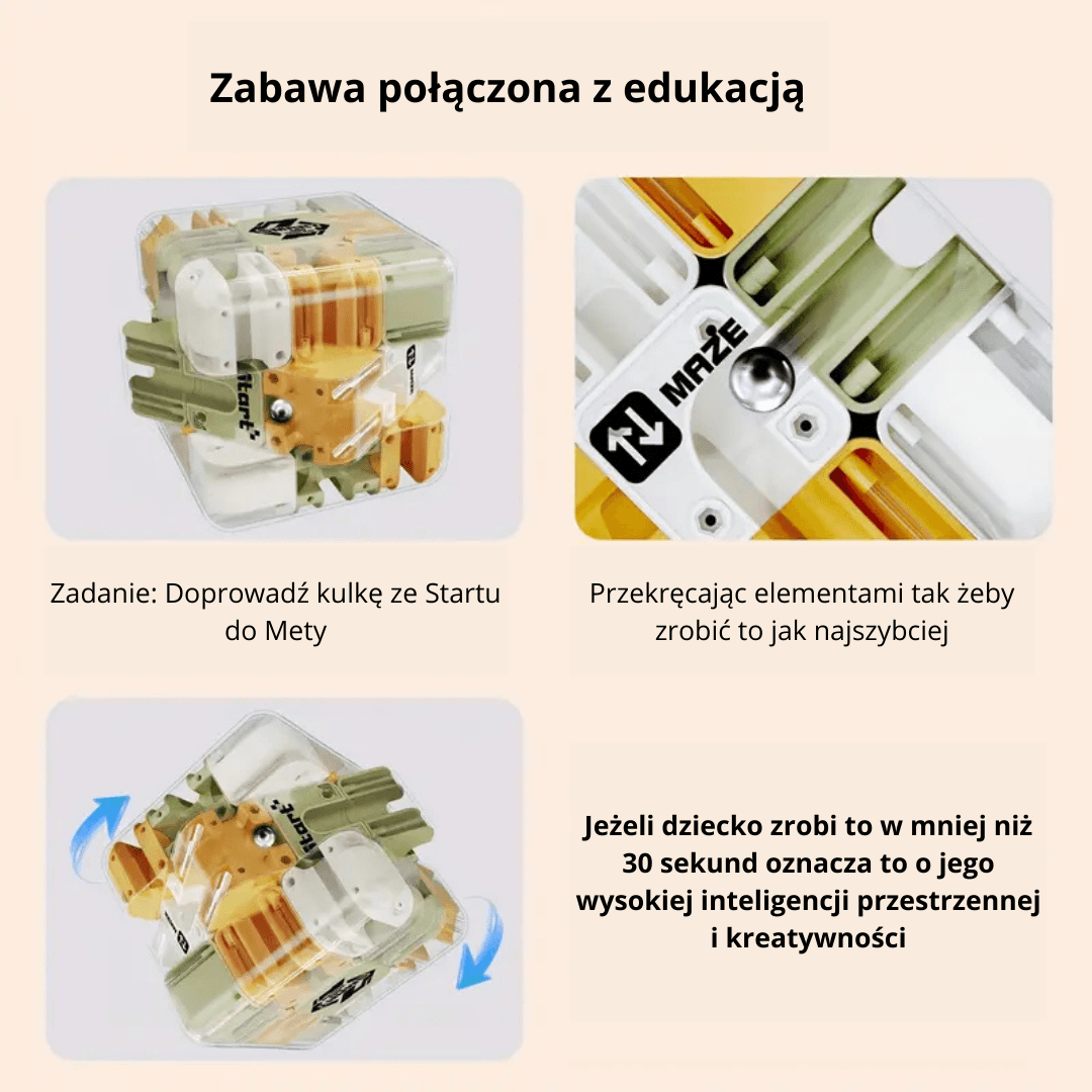 Kostka Labiryntowa 2.0 - Nowy wymiar zabawy połączony z nauką