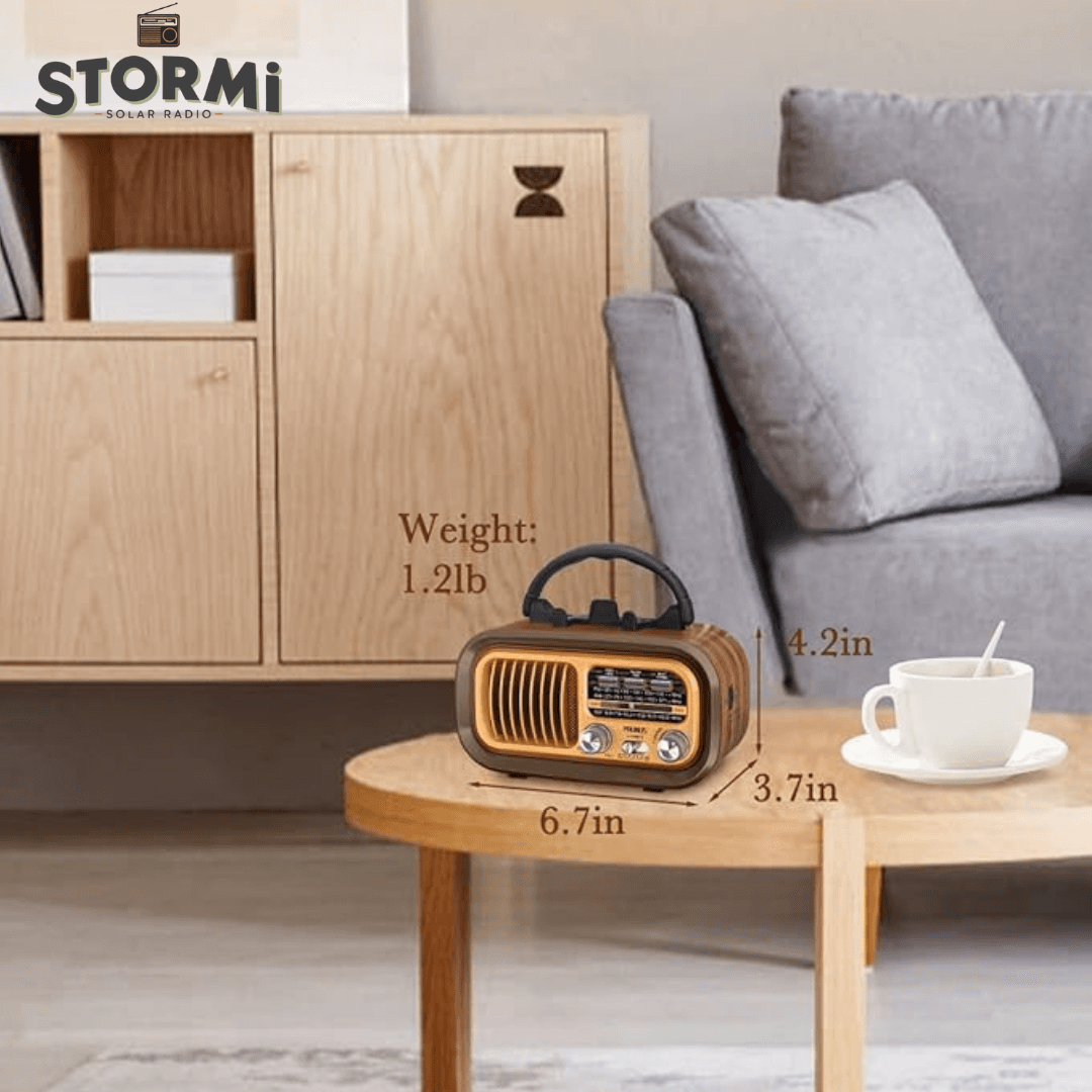 Stormi - Stylowe Wielofunkcyjne Radio Solarne