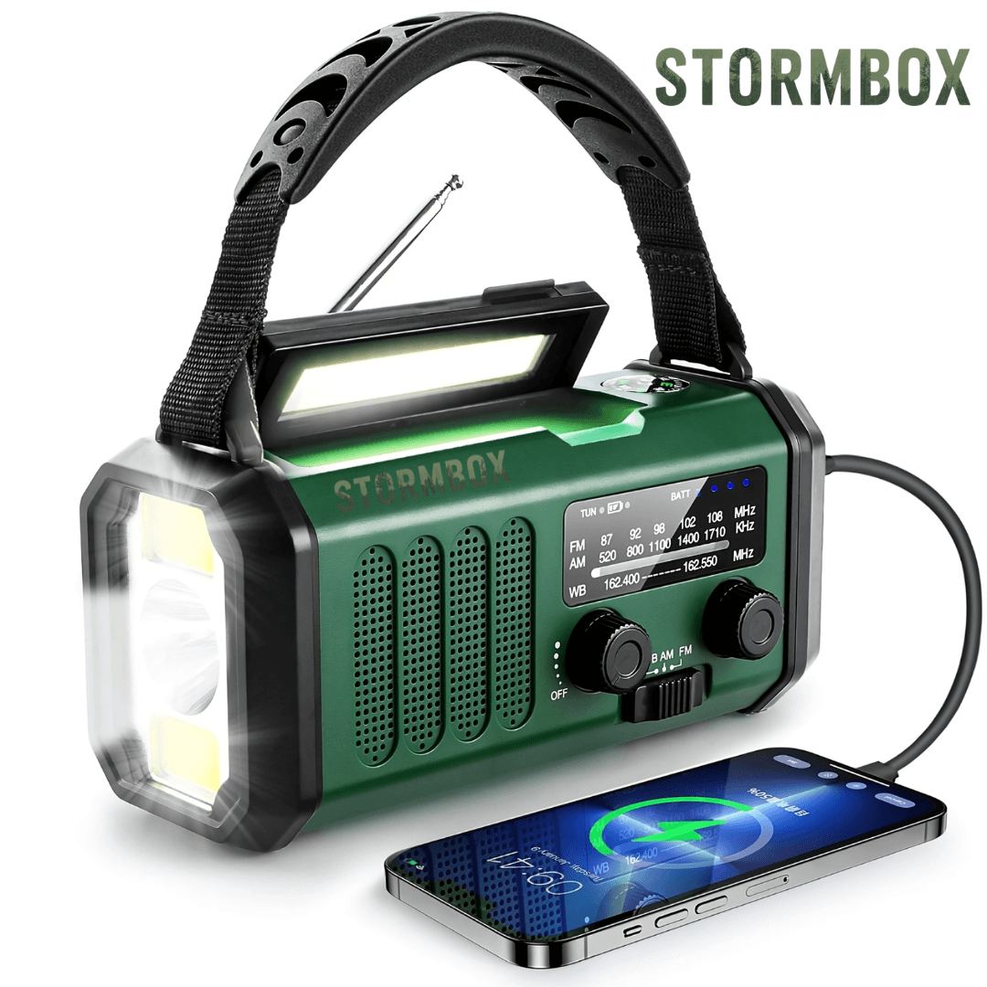StormBox - Wielofunkcyjne Radio Surwiwalowe
7w1