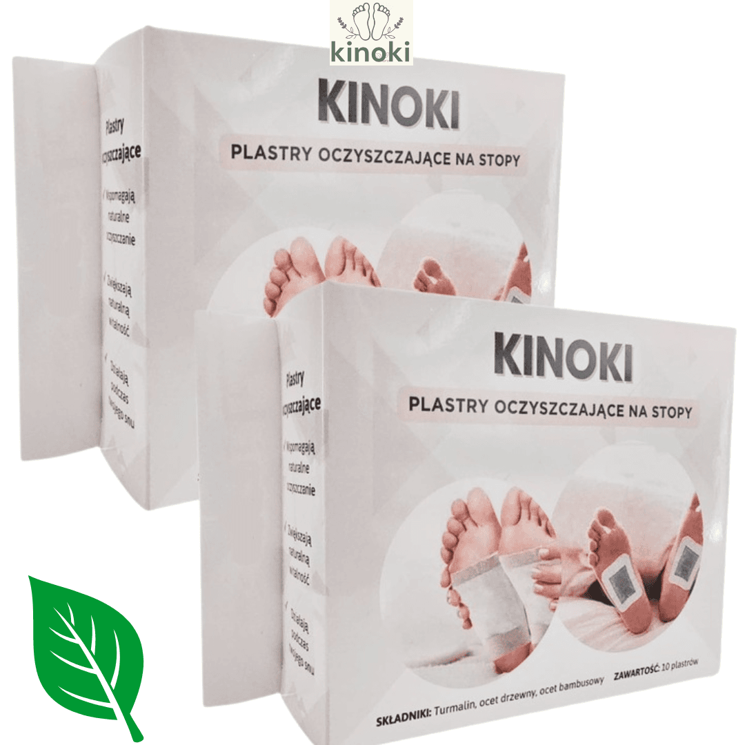Kinoki - Kultowe Japońskie Plastry relaksacyjne 100% Naturalne